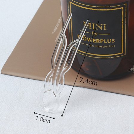 Hårnålar i kristall - Plast, U-formade Magic Grip-hårnålar, starka och hållbara nålar för fint, tjockt och långt hår, hårstyling-tillbehör set om 50