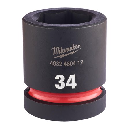 Milwaukee 4932480412 SHOCKWAVE -hylsy 1" neliö 34 mm, Käsityökalut