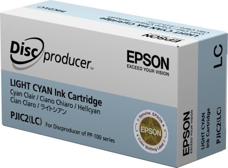 Epson Discproducer PJIC7(LC) - lys cyan - original - blekkpatron