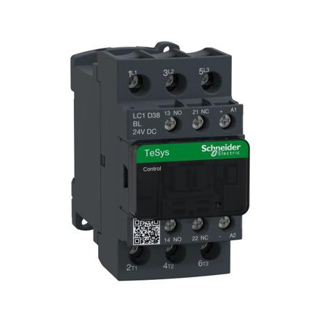 Schneider Electric LC1D38BL Kontaktor 1 Åp + 1 Lu, 24 VDC, Elfordeling & strømforsyning