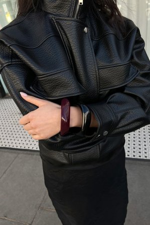 NA-KD 2-pack Resin Bangles - Smykker - Flerfarvet - One Size