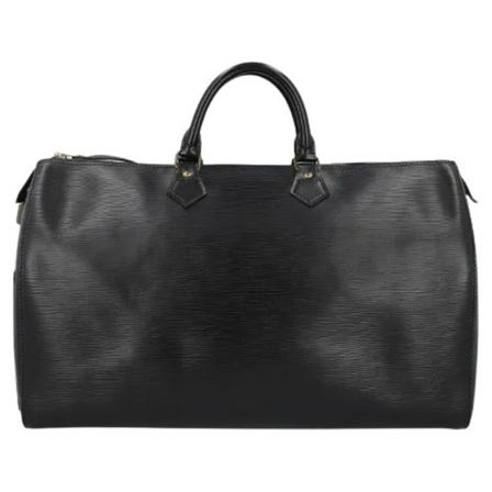 Louis Vuitton Vintage Pre-owned Leather handbags Sort, Dame Vintage Tasker, Størrelse: ONE Size