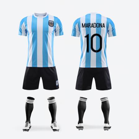1986 Argentina Retro No.10 Fotboll Barn Träningsdräkt Maradona 28(145-150)