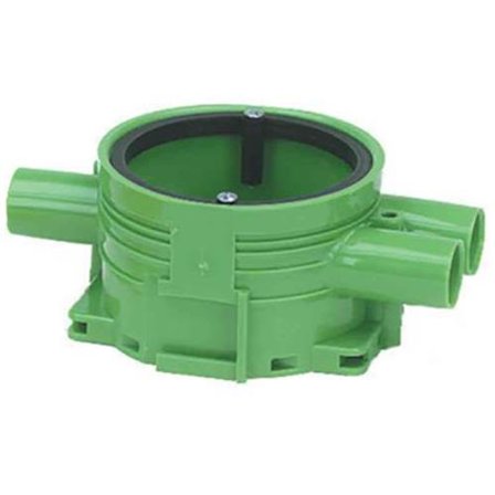 Ed-Wa 1426025-2 Apparatdosa grön, enkelgips, Installationsmaterial