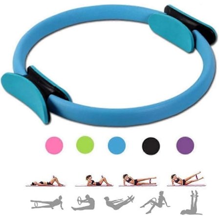 2025 Ny 15-tommers Pilatesringer Yoga Pilates Magic Circle Pilates Ultra Fit Treningsmotstand Fitness Toning Ring Treningsfitnessringer med Dobbel G