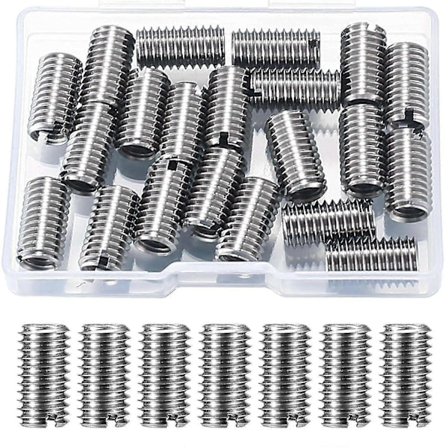 20 stk. gjengeinnsatser - M8 til M6 gjengereduksjon