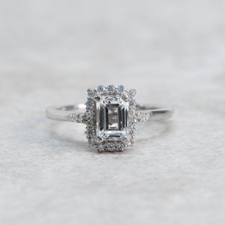 Förlovningsring Syrén, 18K Vitguld - Förlovning- och vigselringar