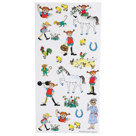 Pippi Klistermärken 3-pack