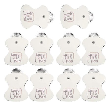 10x Elektrodepuder Udskiftningspuder Til Omron Massageapparater Lang Livspude