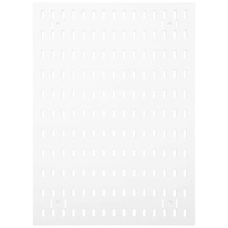 Seinälle kiinnitettävä reikälevyseinäteline Seinävarastohylly Reikälevy Suuri reikälevy (41,5 x 29,5 cm, valkoinen)