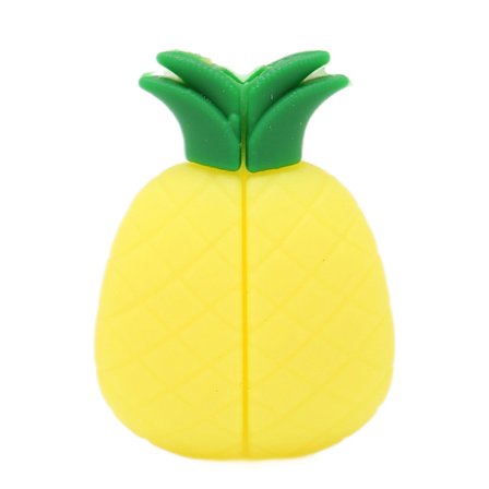 Fruktdatakabelsskydd Söta Fruktladdningskabelskydd för Mobiltelefon Surfplatta Datalinjer Ananas