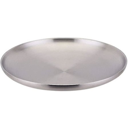 Camping Tallerkener Rustfrit Stål BBQ Isolering Flad Bund