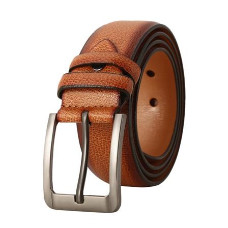 Belter for menn ekte skinn belte for jeans Kjole Vanlig Stor Camel 110cm