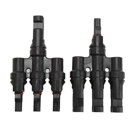 PV Solar Grenstik 1 til 3 Vandtæt Høj Strømføringsevne Solpanel T Grenstik til Parallelforbindelse