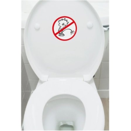 Pissenisse Klistermärke Barn Toalett
