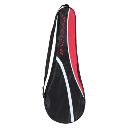 Badminton ketcher taske Badminton opbevaringspose Ketcher organiseringspose Badminton sportstilbehør Sort 70X24cm