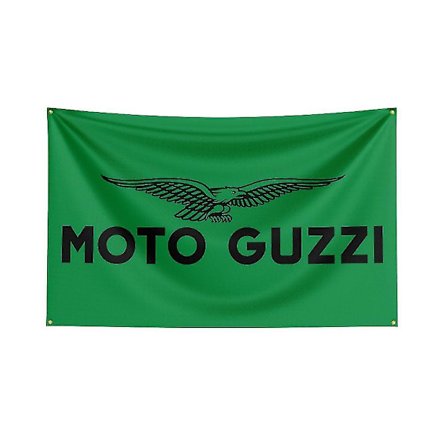3x5 Ft Italien Moto Guzzi Flagga Polyester Digitaltryckt Motorcykel Racing Club Banner (90 x 150cm, C)