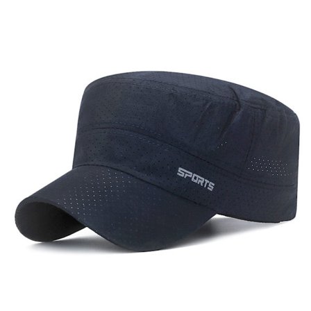 Militærkasket Flat Top Caps NAVY