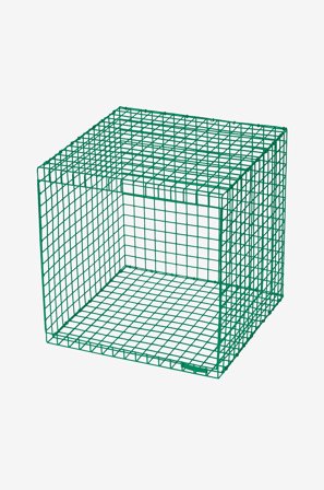 Loft24 - Skjenk Wire Cubic - Grønn - Avlastningsbord & sidebord - Fra Homeroom