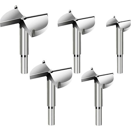 35/40/45/50/60mm Diameter Borsett Karbid Trebor for Trebearbeiding Forming 5stk