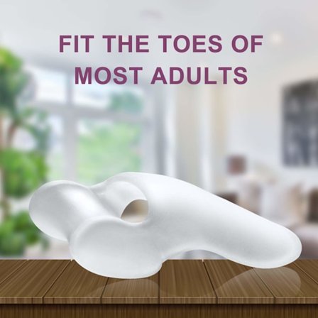 *Transparent tåskiller [10x], forbedret silikon, 0% BPA, én s*