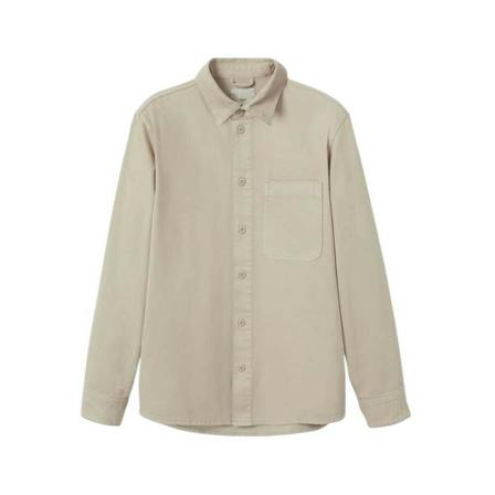 Mango - Skjortor - Beige - Herr - Storlek: Xs, Herr, Storlek: XS