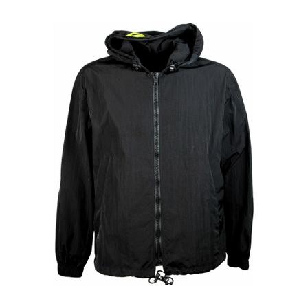 Msgm, Hooded Jacket Zwart, Heren, Maat:L,Polyamide