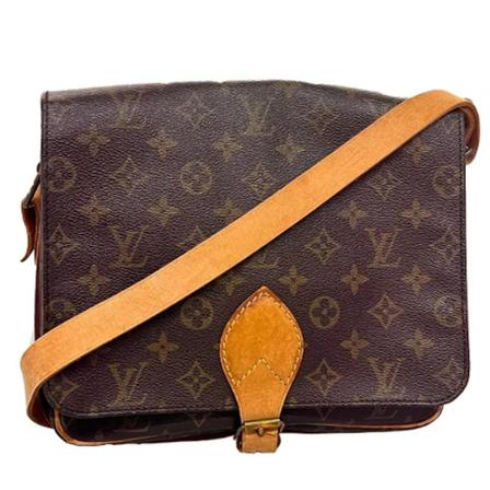 Louis Vuitton Vintage, Pre-owned Bag Bruin, Dames, Maat:ONE Size,leer