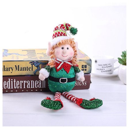 Julens langbenede nissedukke Dejlige julenisser Plyslegetøj Kreativt julebord