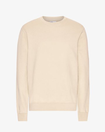 Classic Organic Crew - Ivory White - Male - S