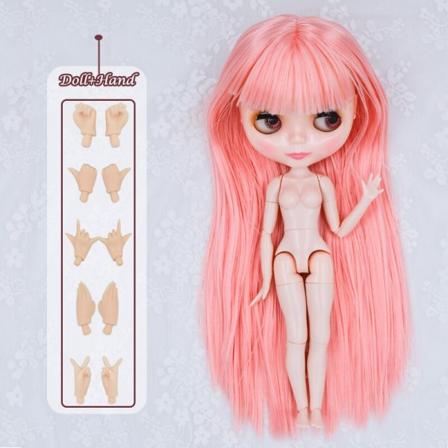 Neo Blyth Doll Customized NBL Shiny Face, 1/6 OB24 BJD Blyth Doll Custom Blyth Dolls for Girl, Present för Collection NBL09 HNBL01