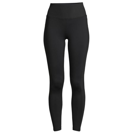 Casall Women's Shiny Rib Instert High Waist Tights Women workout trousers Black 42