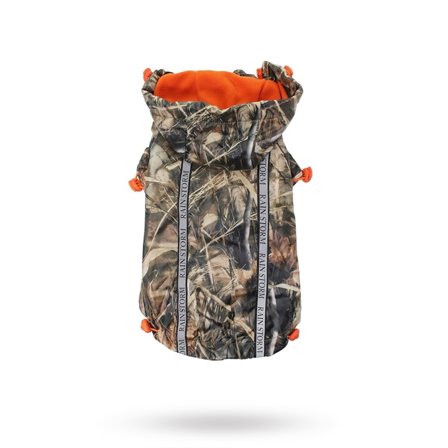 Urban Pup - Wetlands Camouflage Rainstorm Regntäcke - Regnkläder, regnjacka & regntäcke till hund