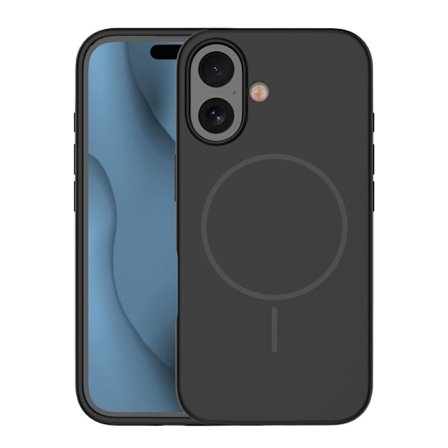 MagSafe-kompatibel silikoneskal til iPhone Air - Sort