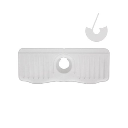 Silikonkranmatte Kjøkken for Vask Svamp Avløpsstativ Adjus