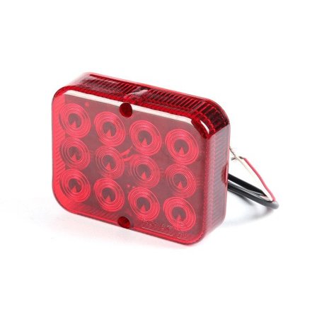 Vandtæt Trailer Tåge Lys til Lastbil Båd Caravan Kørsel Bag Baglygter Sikkerhed Advarsel Lanterne