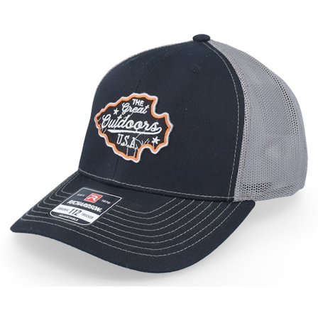 Wild Spirit - Schwarz trucker Cap - The Great Outdoors Usa Black/Charcoal Trucker @ Hatstore