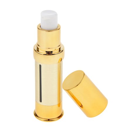 Påfyllningsbar kosmetisk kräm lotion pumpflaska lufttom rese tub