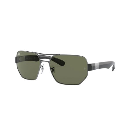 Ray-Ban -Aurinkolasit - Grey Rectangular - Ray-Ban RB3672 004/9A 6017