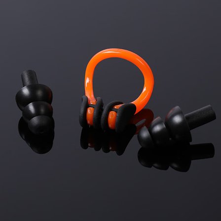 Korvatulpat uimareille sininen 1 kpl Veden tunkeutumisen estäminen