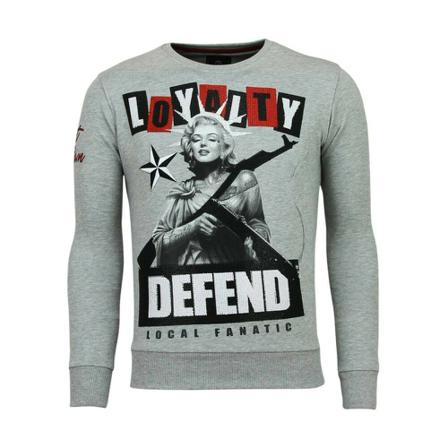 Local Fanatic - Tröjor - Grå - Herr - Storlek: 2xl, Herr, Storlek: 2XL