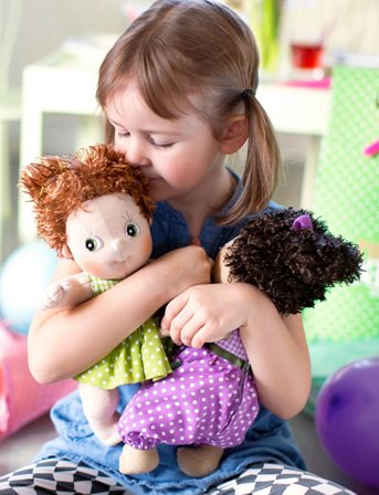 Rubens Barn R B Docka -Karin Classic-Cutie - Multi/patterned - 11X18X32CM