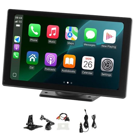Trådløs Autoradio med HD Touchscreen 22,9 cm - Duoku - Kompatibel med Apple CarPlay og Android Auto - Inkluderer Bakkamera