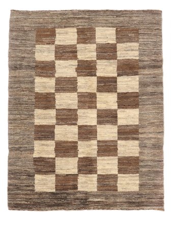 Gabbeh Persia Fine Rug 113X140 Brown/Orange Wool, Persia
