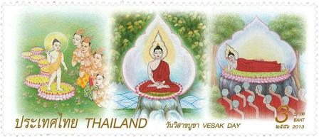 Thailand 2013 - Vesak Dagen - Postfrisk frimærke