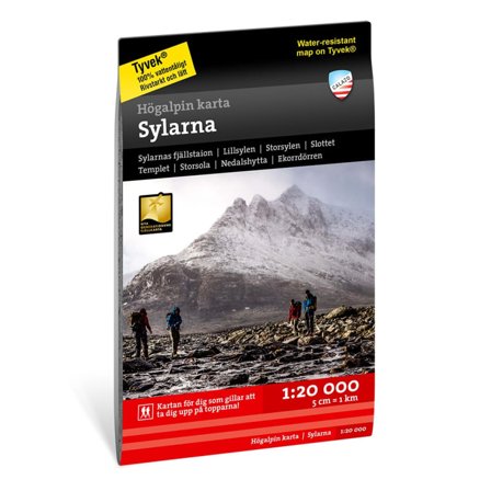 Calazo förlag Högalpin karta – Sylarna 1:20 000 literature OneSize