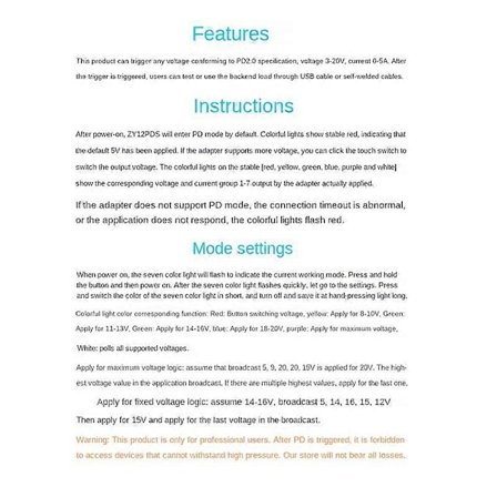 2 kpl ZY12PDN USB-C PD2.0/3.0 - DC-muunnin Virtalähdemoduuli Huijaus Nopea Lataus Triggeri Poll Pol