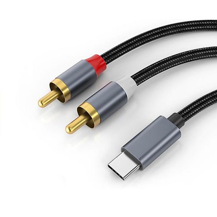 USB-C til RCA Audio Stereo Kabel