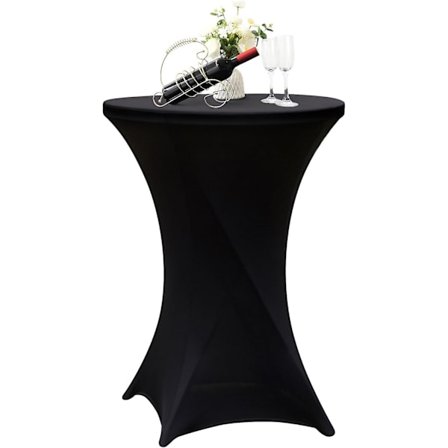 Cocktail duk Spandex Cocktail duk hög bordsduk hög bordsduk för festbar, 32x43 tum