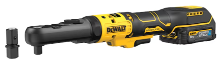 Dewalt DCF510E2G-QW Skralleskaft med batteri og lader, Maskiner